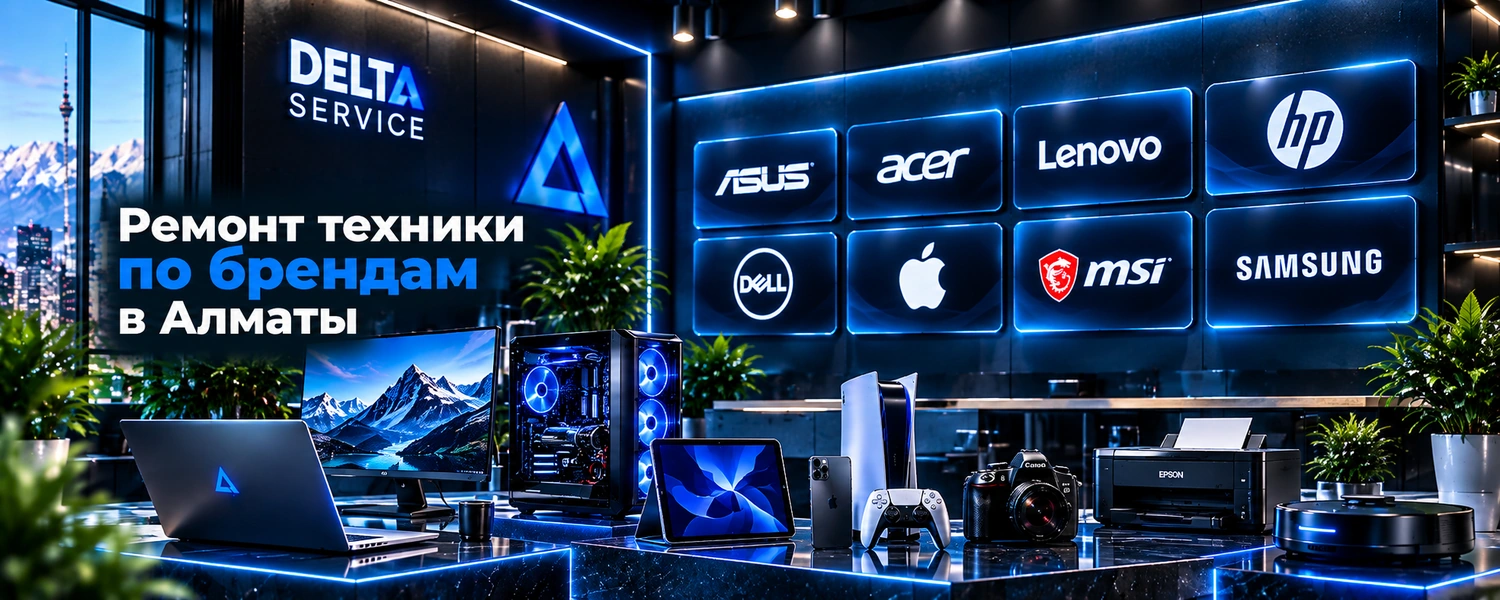 Ремонт техники по брендам в Алматы